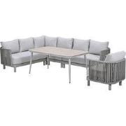Garden Impressions Andong lounge dining set 6-delig - taupe