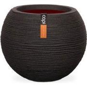 Vaas bol rib NL 38x33 - zwart