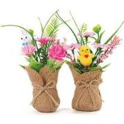 Bloem Paas Design In Jute 7 x 19 cm