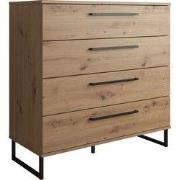 Meubella - Ladekast Saturn - Eiken - 91 cm