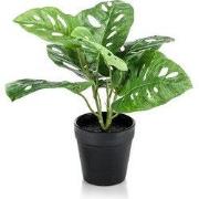 Monstera monkey bush green 30 cm kunstbloem zijde nepbloem