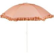 Mica Decorations Kantelbare Parasol met Ruches - Stokparasol 238 x Ø19...