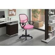 Bureaustoel 'Hippa' mesh roze