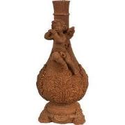 Clayre & Eef Kandelaar 23 cm Bruin Polyresin Engel