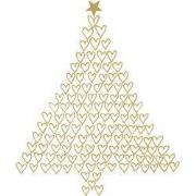 Mijn Stijl - Servetten Kerstboom goud