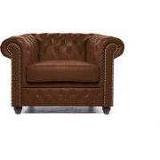 Chesterfield Eco Leather Line - New Brown 2 Tone 1-zits