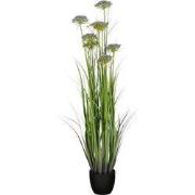 Mica Decorations Engelwortel – Kunstgras in Pot – Realistische Nepplan...