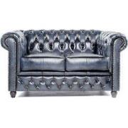 Chesterfield Eco Leather Line - Wash Off Blue 2-zits