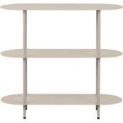 Wandkast Metaal Zand - 3-Planken - 90x31x81cm - Rieti