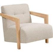 Fauteuil Beige Incl. Armleuning - 90x77x75cm - Caracas