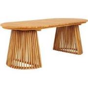 Eettafel Rechthoek - Naturel Hout - 200x90x75cm - Berja