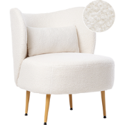 OTSBY II - Fauteuil - Off-white - Bouclé