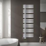 Badkamer radiator middenaansluiting 500x1600 mm chroom met LuxeBath un...