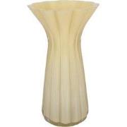 Clayre & Eef Vaas Ø 14x23 cm Geel Glas