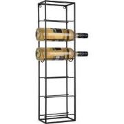 Wijnrek Single - Zwart - 18x11.5x66cm