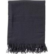 JOSE - plaid 140x180 cm - lichtgewicht - natuurlijke look - Charcoal G...