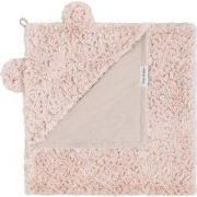 Baby's Only Wikkeldeken Snow - met oortjes - Oud Roze - 75x75 cm