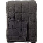 REZA - Bedsprei 240x260 cm - Charcoal Gray - antraciet