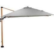 Hawaii Deluxe parasol - 300x300cm - light teaklook - royal sand