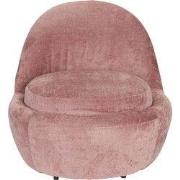 Fauteuil Roze Stof - 61x61x83cm - Nash