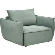 KUNES - Fauteuil - Lichtgroen - Polyester