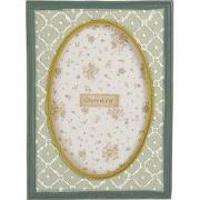 Clayre & Eef Fotolijst 10x15 cm Groen Kunststof