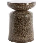 Bijzettafel Kotor - Bruin - Ø33.5x45cm