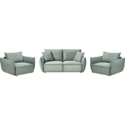 KUNES - Woonkamerset - Lichtgroen - Polyester