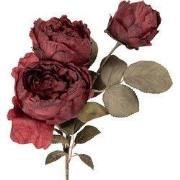 Clayre & Eef Kunstbloem 52 cm Rood Kunststof