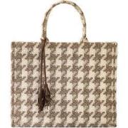 CHARLOTTE | tote-bag | shopper Natural | 43x34x13 cm | bruin | Hoii