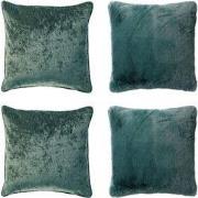 KUSSENSET - 4-delig - Soft Elegance - 45x45 cm - inclusief binnenkusse...