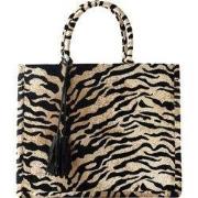 ELEONORA | tote-bag | shopper | 43x34x13 cm | Pumice Stone | beige | m...