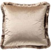 JEANETTE | sierkussen 45x45 cm | Doeskin | bruin | Hoii