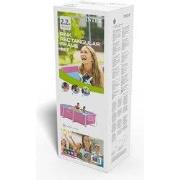 Zwembad frame 2.2m x 1.5m x 60cm pink rectangular frame pool