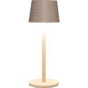 Portable lamp 22,5x8,5 cm mat zand