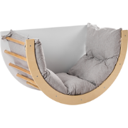 NIMBIN - Multifunctionele klimboog - Lichtbruin - Dennenhout