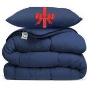 Avenue – Dekbed zonder overtrek 200x200 cm Blauw + Hoofdkussen 60x70 c...