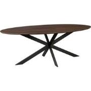 Starfurn - Eettafel Ferris - Bruin - 90x180x76 cm