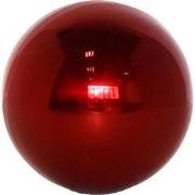 Deco Heksenbol Rood Glans Roestvrij Staal 20 cm I