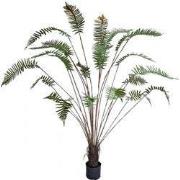 Varen in pot groen 210 cm kunstplant