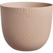 Bloempot sereh rond d25 h21 cm koele klei