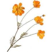 Cosmos licht oranje 92 cm kunstbloem