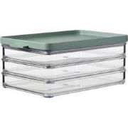 Koelkastdoos Omnia vleeswaren 3-laags Nordic sage