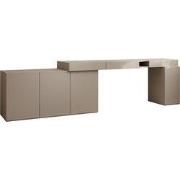 Meubella - Whenua 3 - Bureau rechts - Beige - 321x55x79 cm