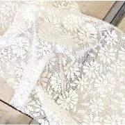 Tafelloper foam Unique outdoor 150x45 cm off white.