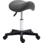 Ergonomische Zadelkruk Kunstleer Amazonekruk in Hoogte Verstelbaar 45-...