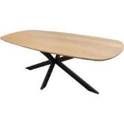 Kick eettafel Dana - 240cm - Lichtbruin