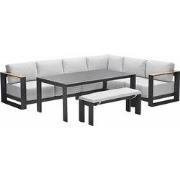 Garden Impressions Malakka lounge dining set 6-delig - valley sand - l...