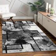 Laagpolig Modern Vloerkleed Modilia - Grijs - 240x340 cm