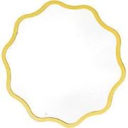 Make up Mirror - Round - Yellow - 25x1x25cm